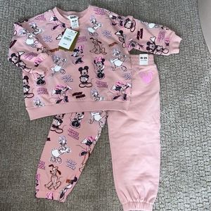 Cotton On Baby Disney Mickey & Friends Sweatsuit Set Lot 18-24 NWT